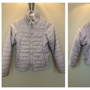 Girls 7/8 Reversible North Face Coat